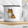 Emaille Tasse Collie Comic Colli 300ml Vintage Emaille Becher