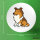 Button Collie Comic Colli rund