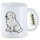 Kaffeetasse Pyrenäenberghund Comic Pyri 330ml