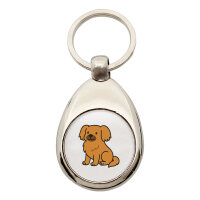 Schlüsselanhänger Tibet Spaniel Comic Tibbie