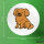 Button Tibet Spaniel Comic Tibbie