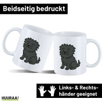 Kaffeetasse Affenpinscher Comic Affi 330ml