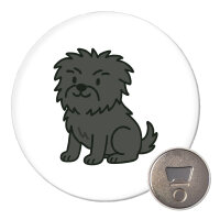 Magnet Affenpinscher Comic Affi 59mm Kühlschrankmagnet