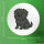 Button Affenpinscher Comic Affi