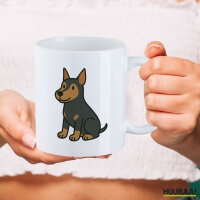 Kaffeetasse Pinscher Comic Pinschi 330ml