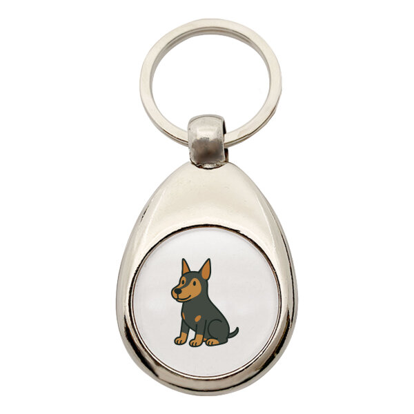 Schlüsselanhänger Pinscher Comic Pinschi