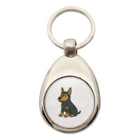 Schlüsselanhänger Pinscher Comic Pinschi