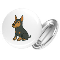 Button Pinscher Comic Pinschi rund