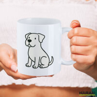 Kaffeetasse Dogo Argentino Comic Dogo 330ml