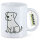 Kaffeetasse Dogo Argentino Comic Dogo 330ml