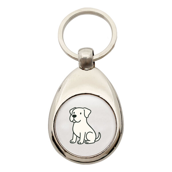 Schlüsselanhänger Dogo Argentino Comic Dogo