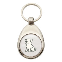 Schlüsselanhänger Dogo Argentino Comic Dogo