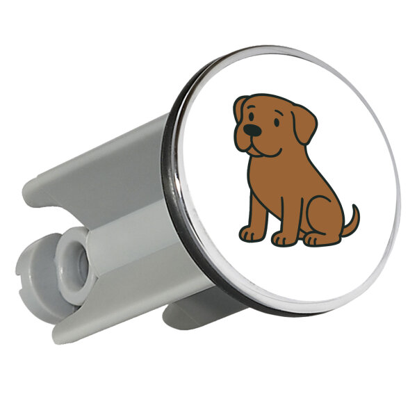 Waschbeckenstöpsel Boerboel Comic Boeri 4cm Abflussstopfen