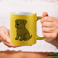 Glitzertasse Cane Corso Comic Corsi 330ml