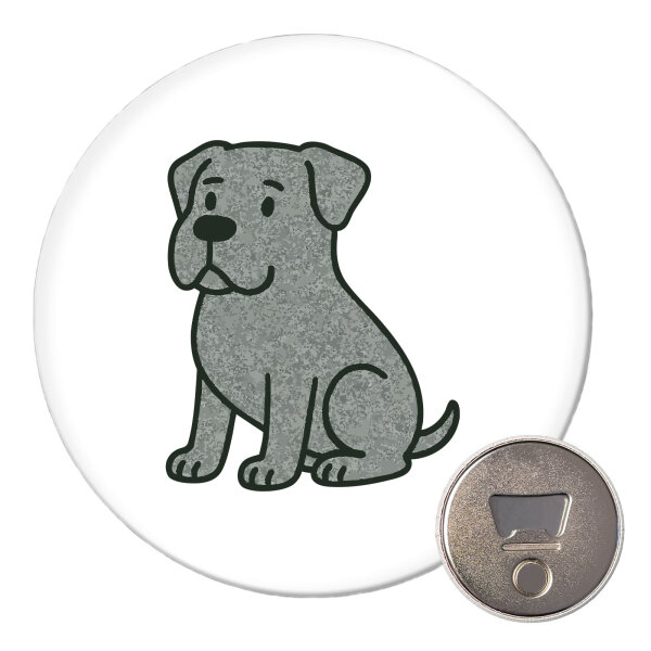 Magnet Cane Corso Comic Corsi 59mm Kühlschrankmagnet