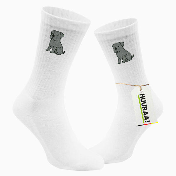 Unisex Socken Cane Corso Comic Corsi Größe 37/46 White Motiv Tennissocken