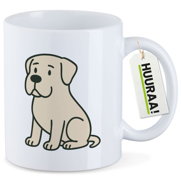 Kaffeetasse Mastiff Comic Masti 330ml