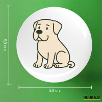 Button Mastiff Comic Masti rund