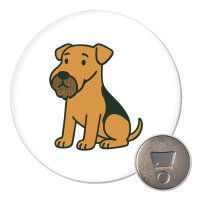 Magnet Airedale Terrier Comic Dale 59mm...