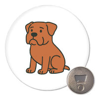 Magnet Bordeauxdogge Comic Bordeauxi 59mm...