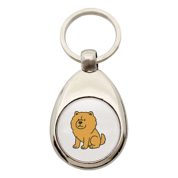 Schlüsselanhänger Chow-Chow Comic Chowie Schlüsselring
