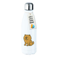 Edelstahl-Trinkflasche Chow-Chow Comic Chowie 500ml...