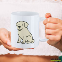 Kaffeetasse Kuvasz Comic Kuvi 330ml