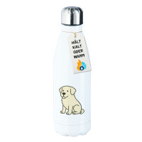 Edelstahl-Trinkflasche Kuvasz Comic Kuvi 500ml Wasserflasche