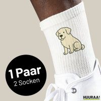 Unisex Socken Kuvasz Comic Kuvi Größe 37/46...