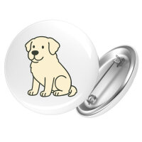 Button Kuvasz Comic Kuvi rund