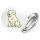 Button Maremmano Abruzzese Comic Maremmi rund