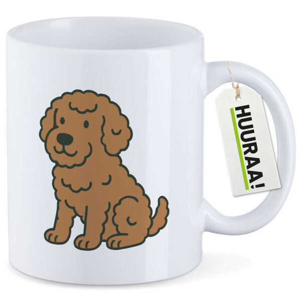 Kaffeetasse Lagotto Romagnolo Comic Lagotti 330ml