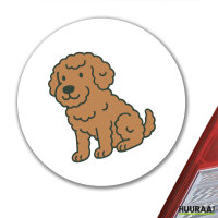 Aufkleber Lagotto Romagnolo Comic Lagotti 10cm Sticker