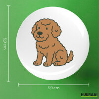 Button Lagotto Romagnolo Comic Lagotti