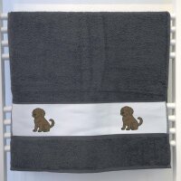 Handtuch Portugiesischer Wasserhund Comic Porti 50x100cm