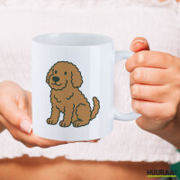 Kaffeetasse Labradoodle Comic Labradoo 330ml