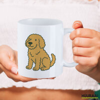 Kaffeetasse Goldendoodle Comic Goldiepoo 330ml