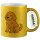 Glitzertasse Goldendoodle Comic Goldiepoo 330ml