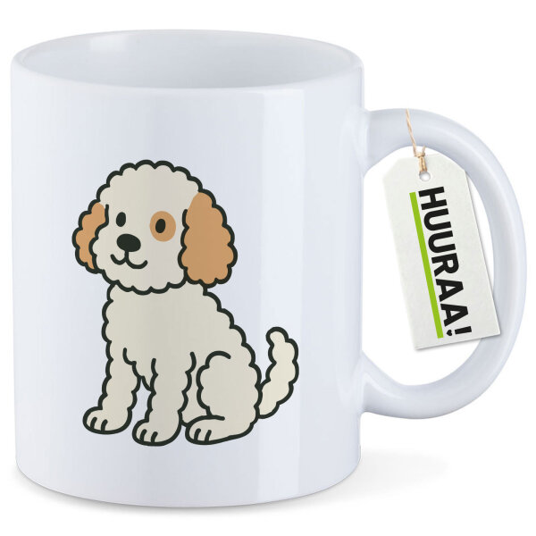 Kaffeetasse Cavapoo Comic Caviepoo 330ml