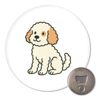Magnet Cavapoo Comic Caviepoo 59mm Kühlschrankmagnet
