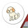 Aufkleber Cavapoo Comic Caviepoo 10cm Sticker