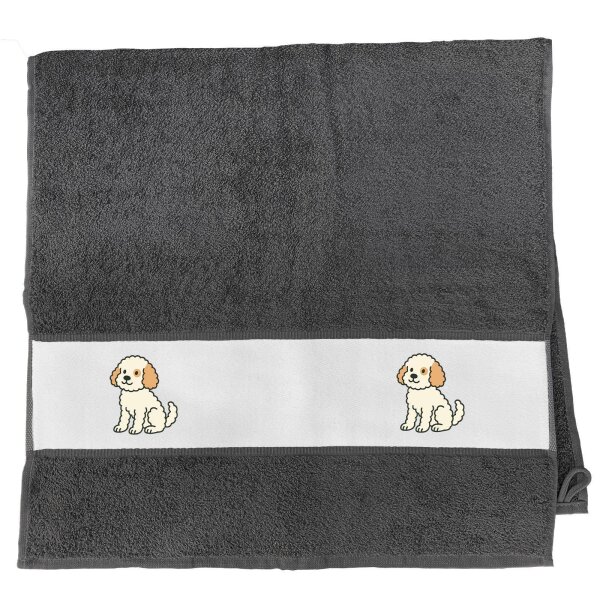 Handtuch Cavapoo Comic Caviepoo 50x100cm