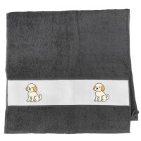 Handtuch Cavapoo Comic Caviepoo 50x100cm