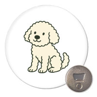 Magnet Maltipoo Comic Malti 59mm Kühlschrankmagnet