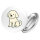 Button Maltipoo Comic Malti rund