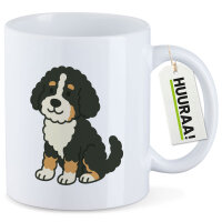 Kaffeetasse Bernedoodle Comic Berniepoo 330ml