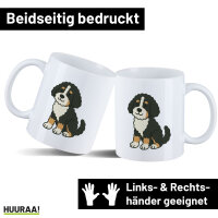Kaffeetasse Bernedoodle Comic Berniepoo 330ml