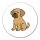 Aufkleber Puggle Comic Puggy 10cm Sticker
