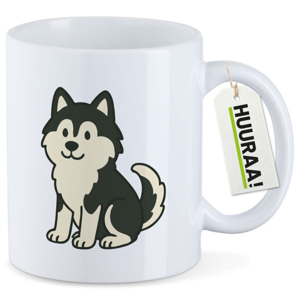Kaffeetasse Pomsky Comic PomPom 330ml