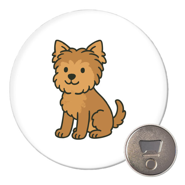 Magnet Yorkipoo Comic Yorkiepoo 59mm Kühlschrankmagnet